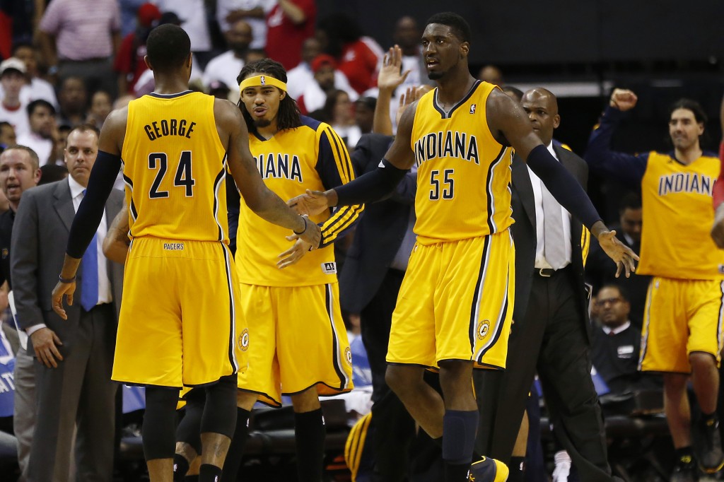 NBA: Playoffs-Indiana Pacers at Washington Wizards